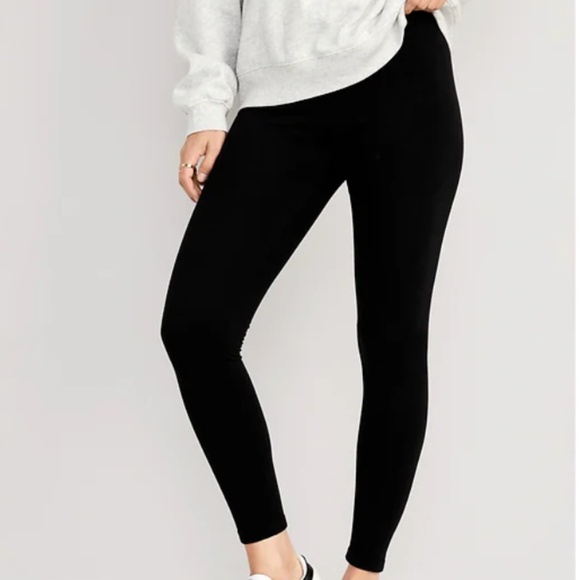 Old Navy | Leggings | High-Waisted Fleece-Lined Leggings - Picture 1 of 9
